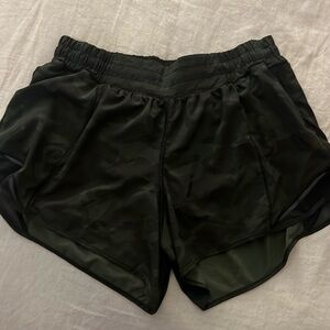 Camon lululemon running shorts with zipper